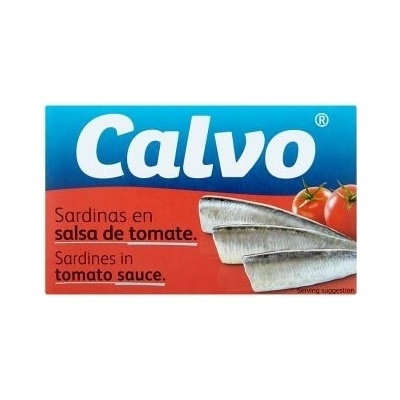 Calvo Sardinky v paradajkovej omáčke 120 g