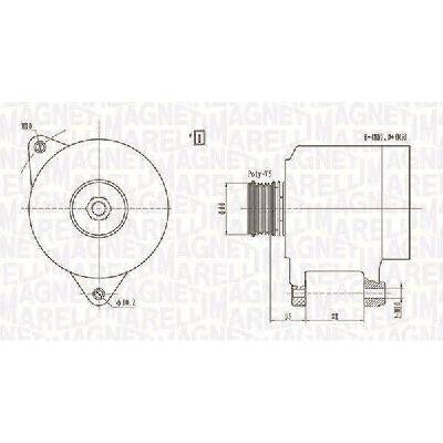 Generátor MAGNETI MARELLI 063731139010