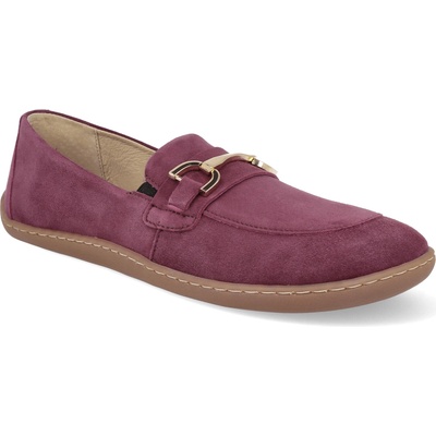 Barefoot dámské mokasíny Pikobare Toby Wine vínové