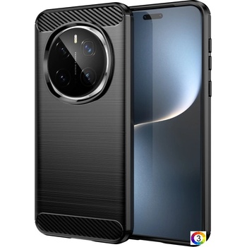 Huawei Honor Magic7 Pro 5G Удароустойчив Carbon Fiber Калъф и Протектор