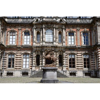 DIMEX ART Флизелинов фототапет замък перие 375 x 250 см