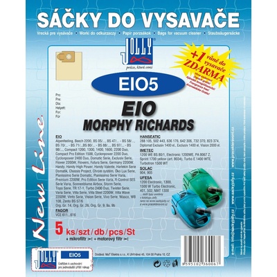 JOLLY Papírové sáčky EIO5 5 ks