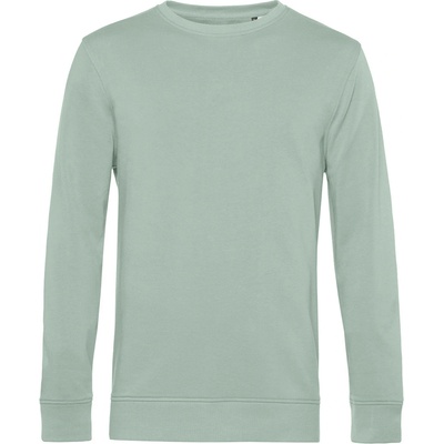 mikina Organic Crew Mentolově zelená