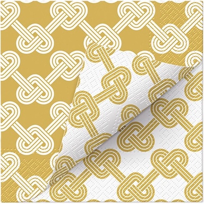 PAW Obrúsky L Double Design Time Hearts Pretzels 33x33cm