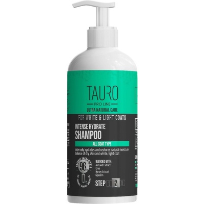 Tauro Pro Line Ultra Natural Care White Coat Intense Hydrate Shampoo 1000 ml