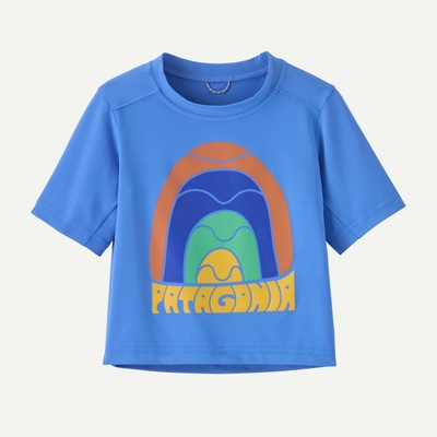 Patagonia Baby Capilene Silkweight T Shirt Rainbow Blue