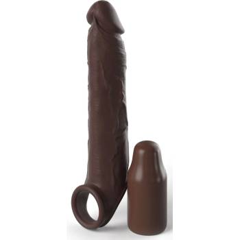 Pipedream Fantasy X-tensions Elite 3" Silicone X-tension with Strap Brown