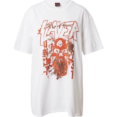Nasty Gal Тениска 'Slayer' бяло, размер L