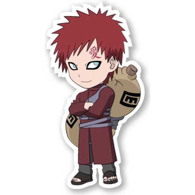 Naruto Samolepka Gaara