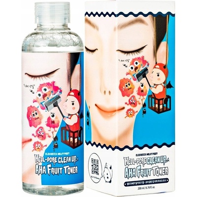 Elizavecca Hell Pore Clean Up Aha Fruit Toner Ovocný toner 200 ml