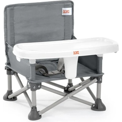 Bright Starts Pop 'N Sit Portable Booster Seat 2024 Grey