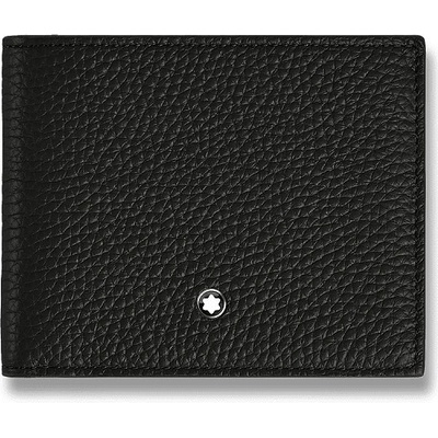 Montblanc Peněženka Grain 4 cc kapsa na mince černá