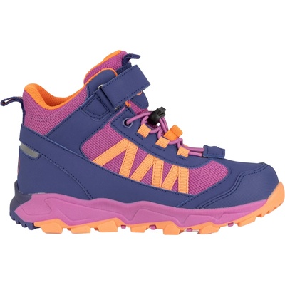 Trollkids Детски туристически обувки Trollkids Kid's Tronfjell Hiker Mid Walking boots - Violet Blue / Mallow Pink / Papaya - размер 40 (EU) (702-2416-1023)