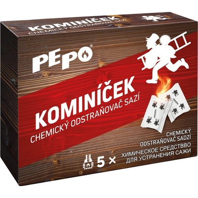 Kominíček chemický odstraňovač sazí 5 ks x 14 g – Zboží Dáma