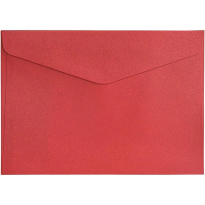 Galeria Papieru Ozdobné obálky Pearl - C5, 150 g/m2, červené, 10 ks