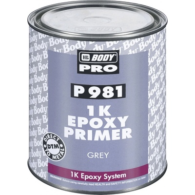 HB BODY 981 1K Epoxy Primer Grey Šedá,1L