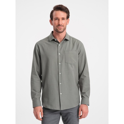 Ombre Clothing Мъжка риза Ombre Clothing в цвят каки Ombre Clothing | Zelen | МЪЖЕ | S