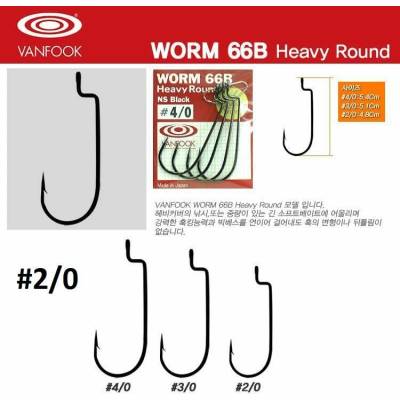 VANFOOK WORM 66B HEAVY ROUND vel.2 5ks