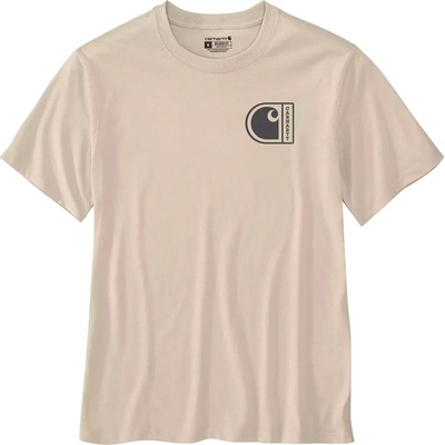 Carhartt Мъжка тениска Carhartt Short-Sleeve C Graphic T-Shirt - Oat Milk (217-0179-0111)