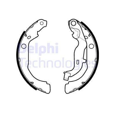 Sada brzdových čeľustí DELPHI LS2127