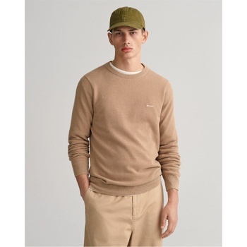 Gant Блуза Gant Cotton Piqu¿ Crewneck Sweater - Khaki