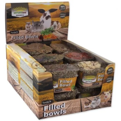 Nature Land Лакомство за гризачи, кексчета със сушени зеленчуци и листенца - 75 гр, 1 бр, Nature Land, Чехия - 905-11904