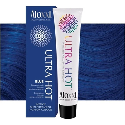 Aloxxi Profesionální vlasová kosmetika Los Angeles ultra hot Modrá barva semi-permanentní 125 ml