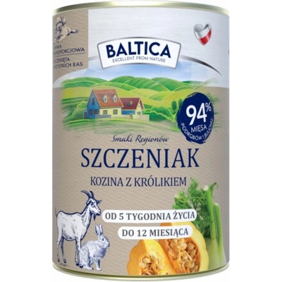 Baltica Smaki regionów Puppy Goat with rabbit 400 g
