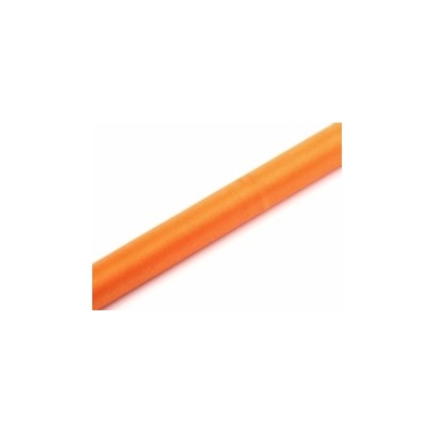 Organza šerpa 36 cm/9 m - briliant oranžová
