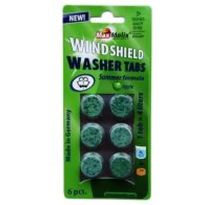 MaxMolix Лятна течност за чистачки концентрат - Ябълка - 6 бр. / 24 л (mmt6sА)