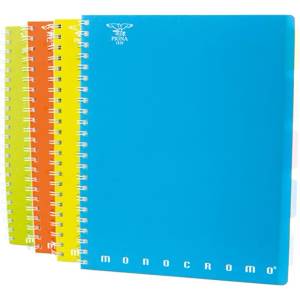 Pigna Monocromo PPL Fluo A4 100 листа тетрадка със спирала P1112-0316 (P1112-0316)