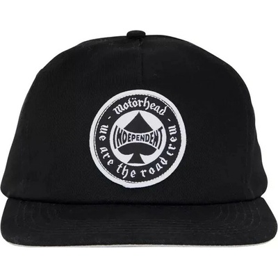 INDEPENDENT MOTORHEAD SPADE SNAPBACK UNSTRUCTURED HAT BLACK