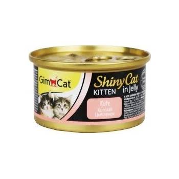 Gimpet kočka ShinyCat kitten kuře 70 g