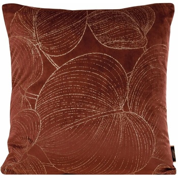 Takoy BLINK 23 z mäkkého zamatu so zlatým motívom listov-HF-388678 45 x 45 cm