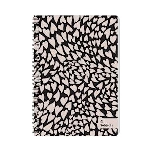 Sentio Тетрадка със спирала B5, 140 листа, 4 теми Camo Hearts