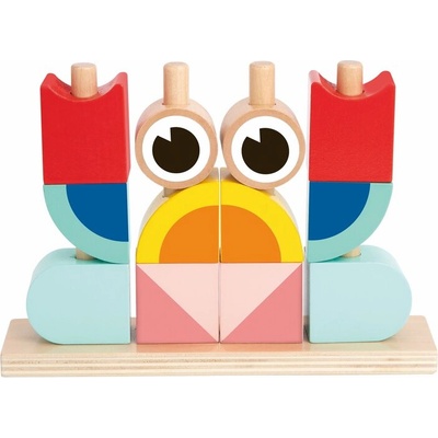 Tooky Toy Дървена низанка Рак th847