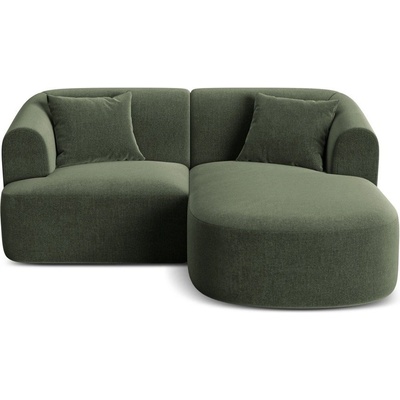 Cosmopolitan Design Зелен кадифен ъглов диван (десен ъгъл) Campi - Cosmopolitan Design (COS_RC_S_120_F1_CAMPI4)
