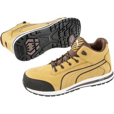 PUMA Dash Wheat Mid HRO SRC 633180 S3 bezpečnostná obuv béžová, hnedá