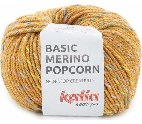 Katia Basic Merino Popcorn Farba: 204