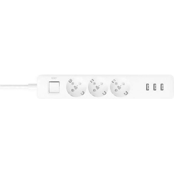 Xiaomi Mi Power Strip - 16A разклонител с вградени 3 USB изхода за мобилни устройства