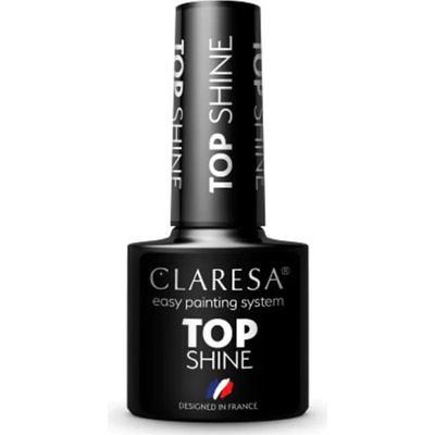 Claresa UV/LED Top Shine gelový vrchní lak na nehty lesklý 5 g