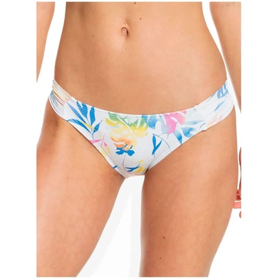 Roxy Printed Beach Classics Mode bikini bottom - White (Bright White S Surf Trippin)