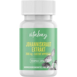 Vitabay Стрес и добро настроение - Жълт кантарион, 2000 mg x 90 V капсули (VB1339)