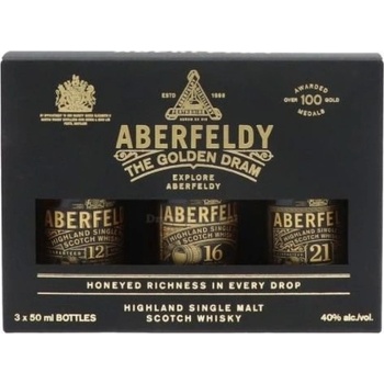 Aberfeldy The Golden Dram 40% 3 x 0,05 l (set)
