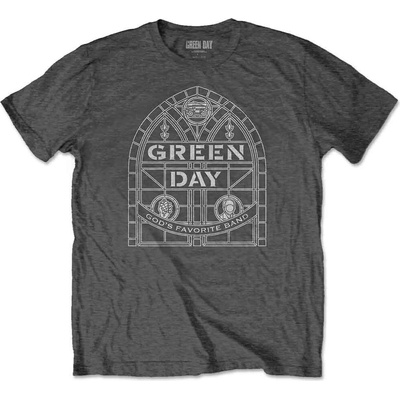 Green Day Stained Glass Arch Charcoal Grey M Риза (GDTS34MC02)