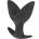 Hidden Desire Extreme Anchor Plug Medium Black
