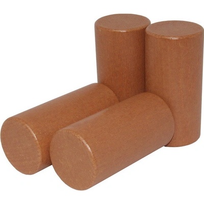 DrKO Dřevěný válec 8 cm 1ks hnědá
