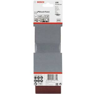 Bosch Комплект шлифовъчни ленти BOSCH, 3 части, X440 75 x 457 мм, 100 броя 2608606035 (2608606035)