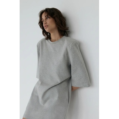 MUUV Muuv. уголемена рокля от памук AYA (suk.krot.posze.ram.AYA)