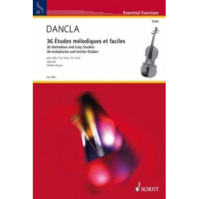 36 Etudes mélodiques et faciles op.84 Viola